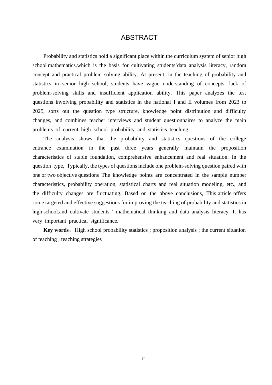 26年WP数学与应用数学 从高考题谈高中概率统计教学15.54-AI10.22全日制(17894字).docx_第2页