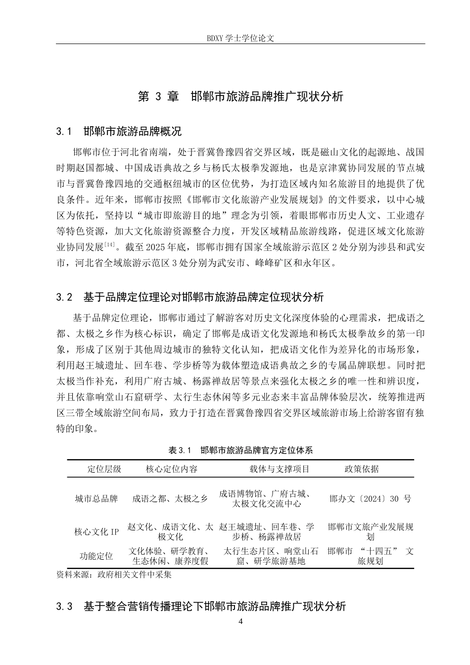 26年WP旅游管理与服务教育 邯郸市旅游品牌推广策略研究8.55-AI9.21_1全日制(15924字).docx_第8页
