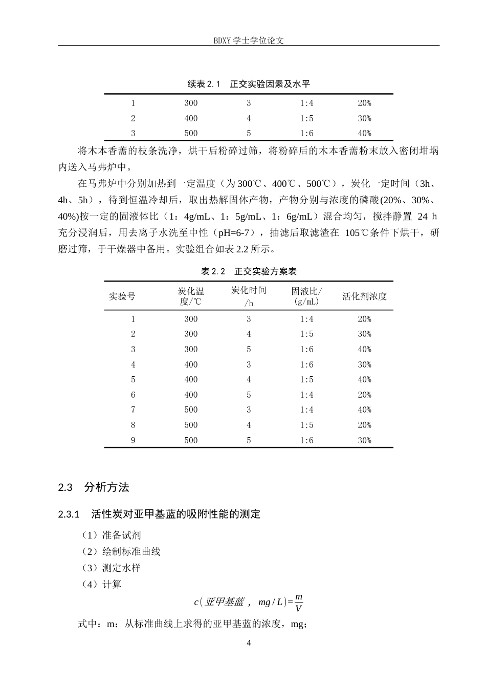 26年WP环境生态工程 木本香薷活性炭的制备及其吸附性能的探究16.63-AI10.3全日制(9283字).docx_第7页