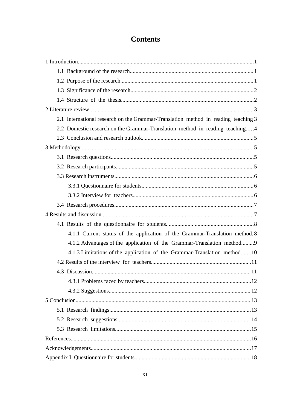 26年WP英语 学士学位论文语法翻译法在初中英语阅读教学中的应用调查研究——以徐水区某中学为例-全日制(6930字).doc_第3页